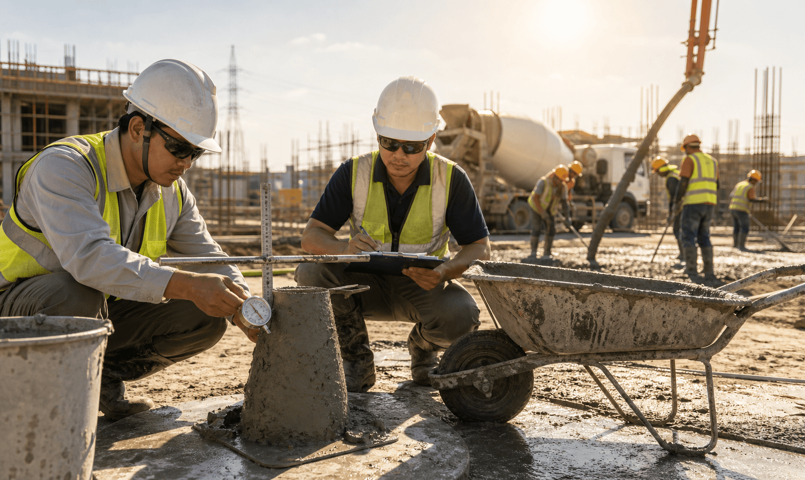 Tối ưu cấp phối cho công trình thi công trong mùa nóng